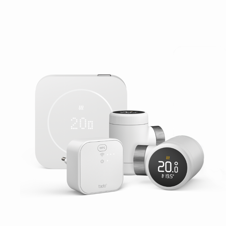 tado Bedrade Slimme Thermostaat X Multi Room Startpakket 2e Generatie (2 Radiatorknoppen)