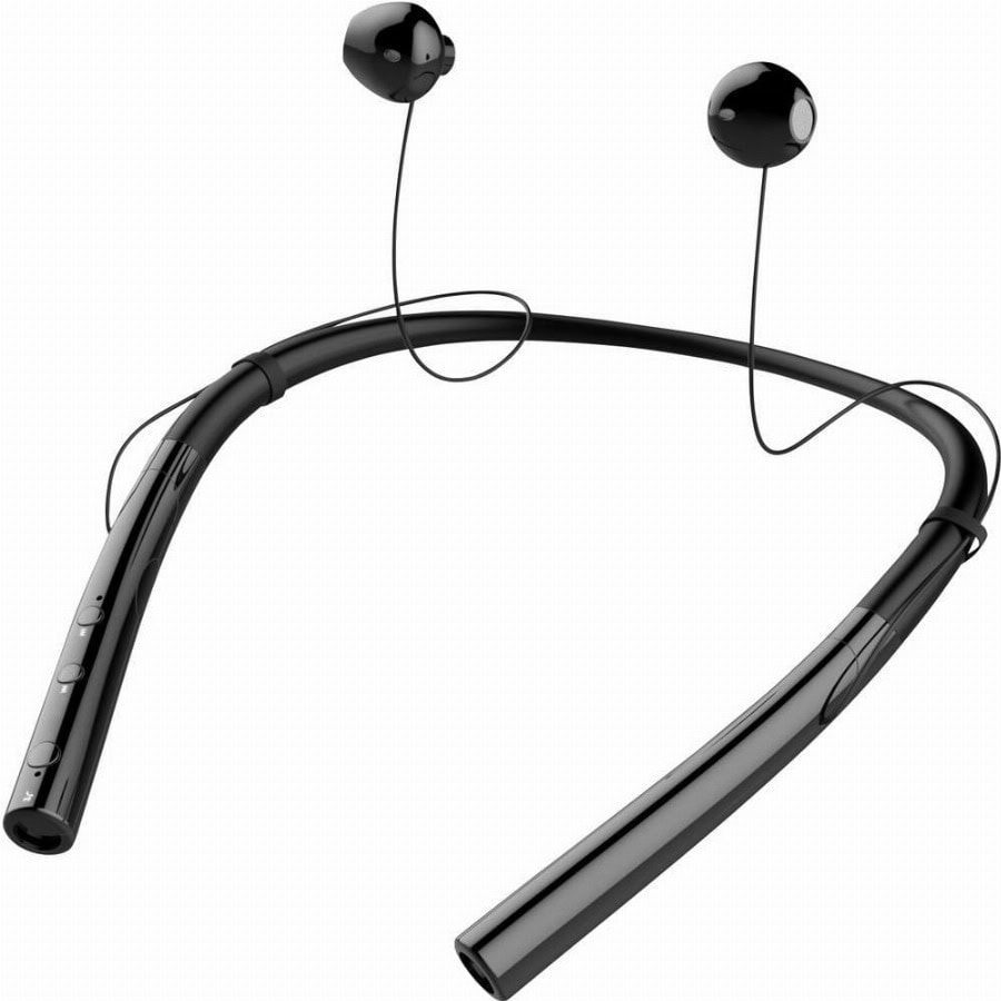 Tie Studio TQ14 In Ear headset Bluetooth Zwart Nekbeugel, Bestand tegen zweet, Volumeregeling Sport