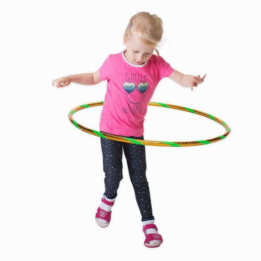 Hoopomania Funny kinderhoelahoep | Ø 60 cm Geel-Groen 1
