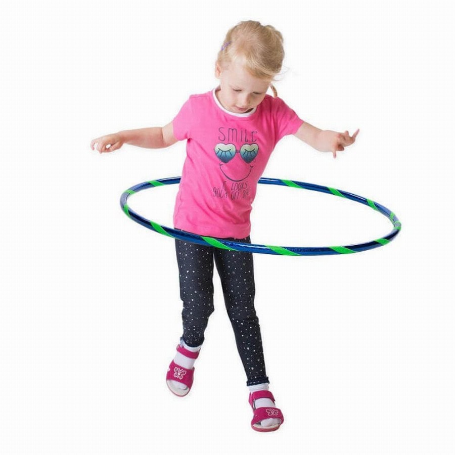 Hoopomania Funny kinderhoelahoep | Ø 70 cm Blauw-Groen 1