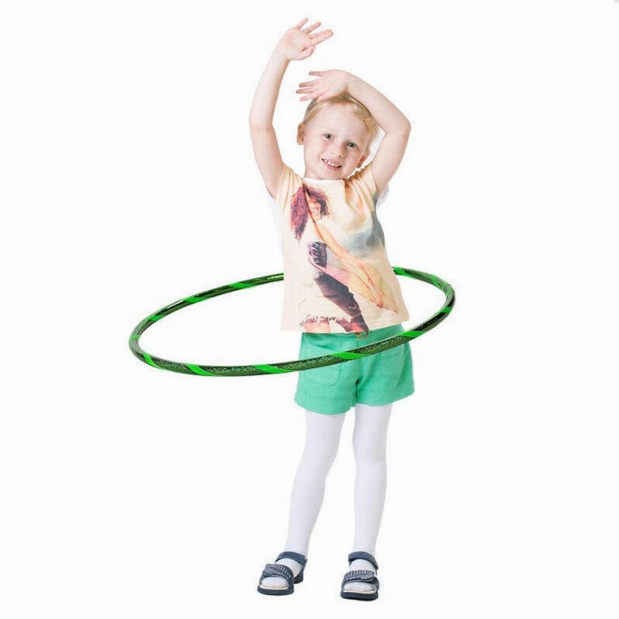 Hoopomania Glamour kinderhoelahoep | Ø 70 cm Groen-Groen 1