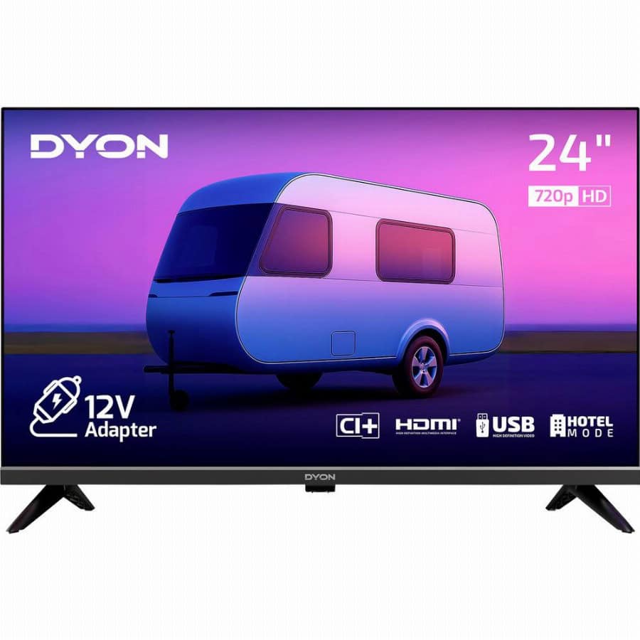 Dyon LED-TV 60 cm 24 inch Energielabel E (A - G) Zwart