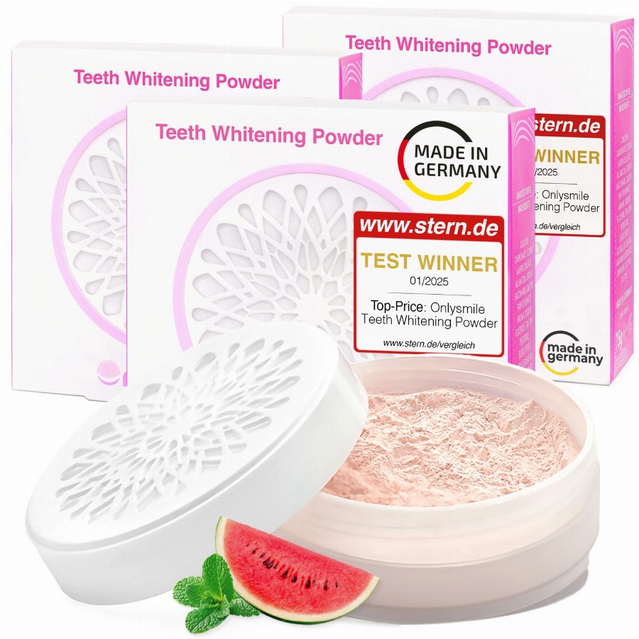 Onlysmile® Tandbleekpoeder voor witte tanden 3x75 Poeder