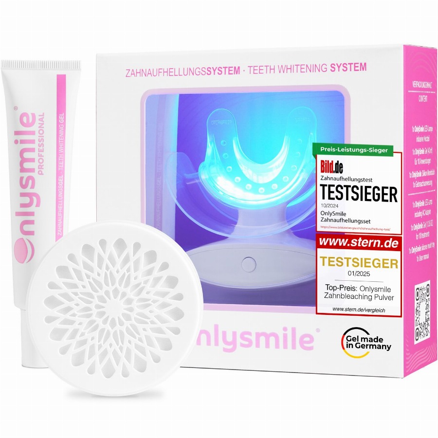 Onlysmile® Always White Bundle – Tandenbleekset met navulgel & poeder 1 Set