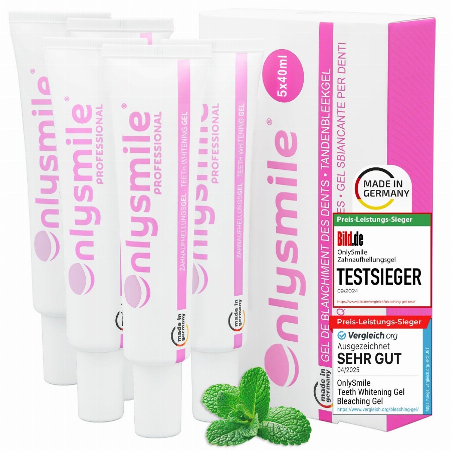 Onlysmile® tandenbleekgel voor witte tanden 5x40 Tandgel