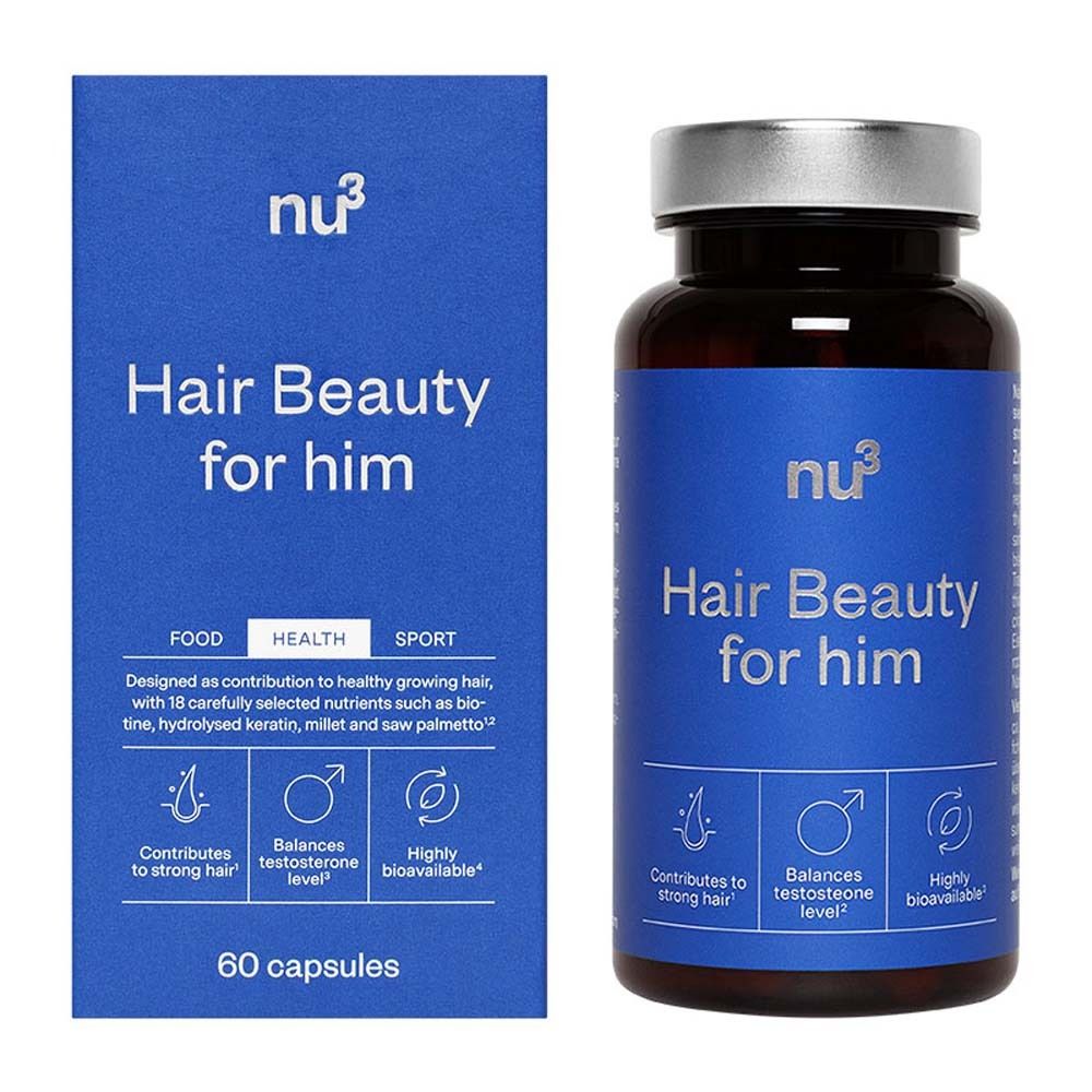 nu3 Hair Beauty for Him 60 Capsules