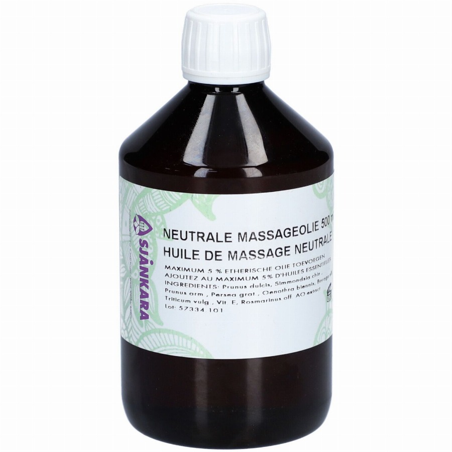 Sjankara Massageolie Neutraal 500 Massage-olie