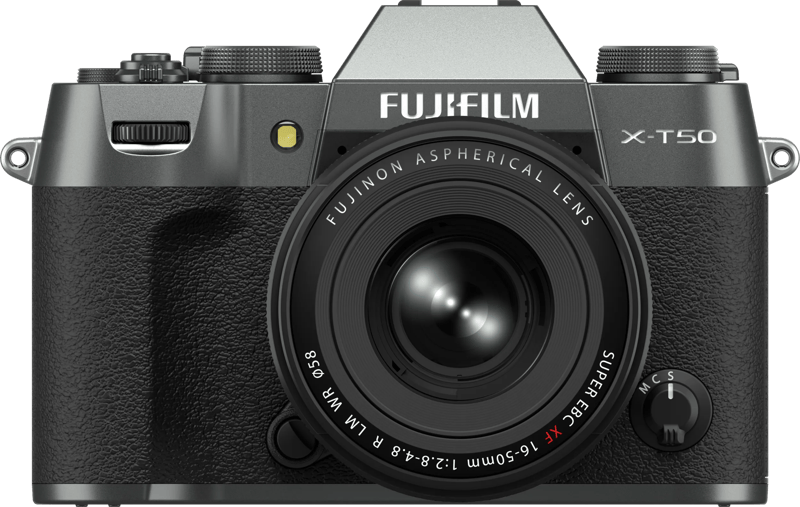 FUJIFILM X-T50 CHARCOAL SILVER 16-50 LM WR