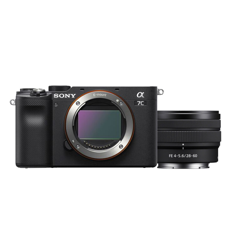 Sony Systemcamera Alpha A7c Zwart + 28-60mm F/4-5.6 Oss