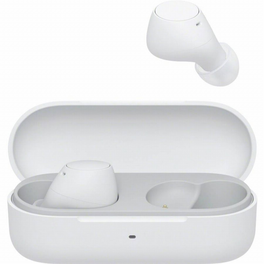 Sony WFC510W.CE7 In Ear oordopjes Bluetooth Stereo Wit Oplaadbox Mobiele telefoon