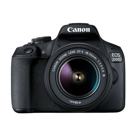 Canon Reflexcamera Eos 2000d + Ef-s 18-55mm Iii