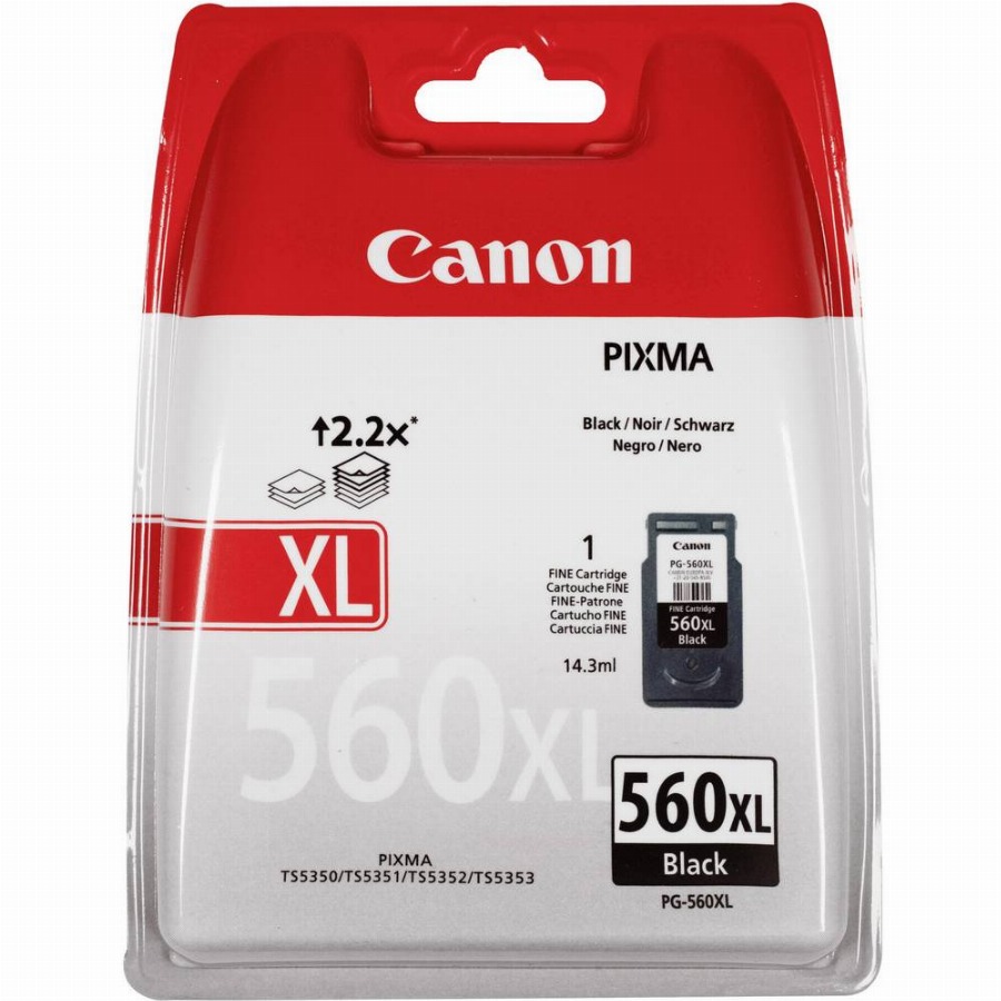 Canon PG-560XL Cartridge Zwart