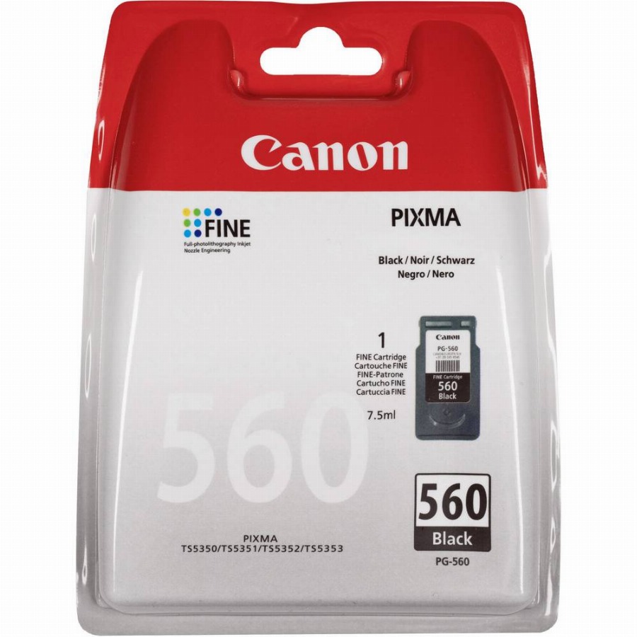 Canon PG-560 Cartridge Zwart