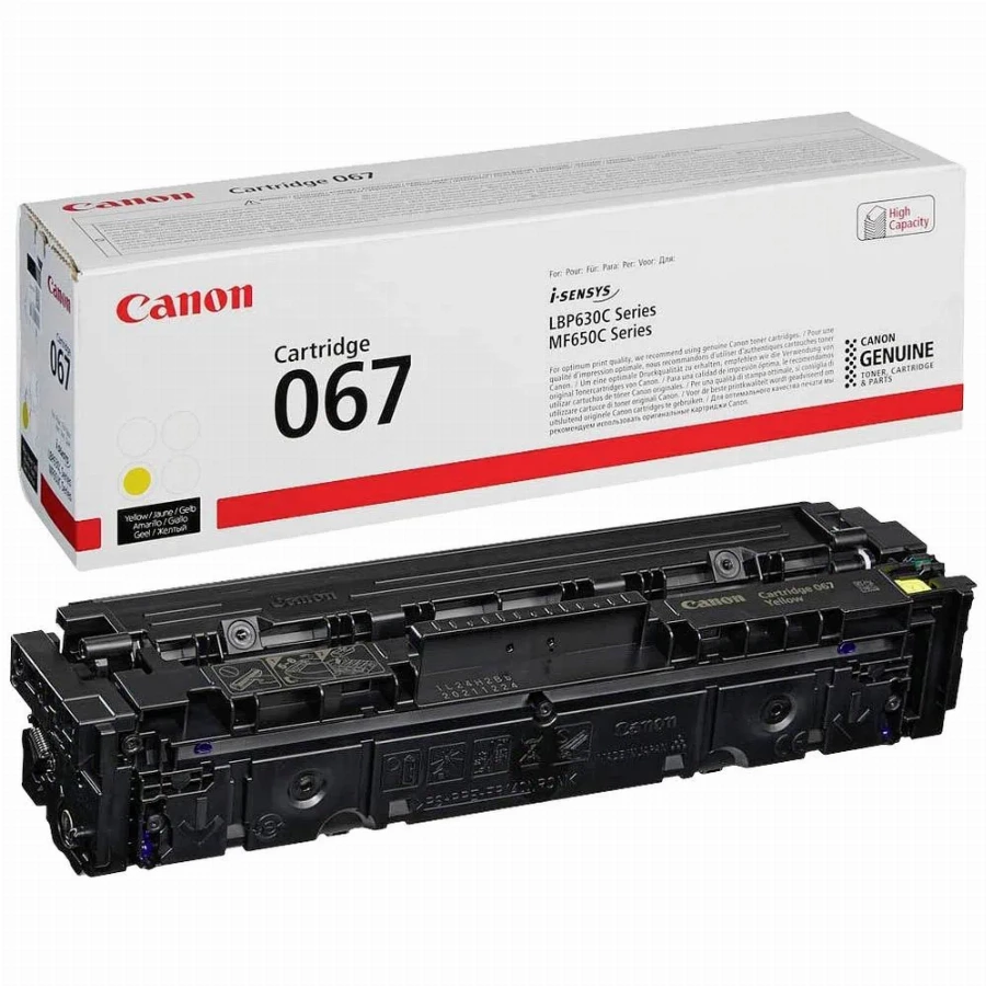 Canon 067 Toner Geel