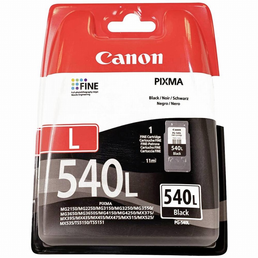 Canon PG-540L Cartridge Zwart