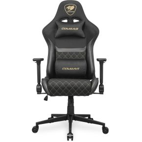 COUGAR Gaming Armor One V2 F Gaming Stoel Zwart/Goud