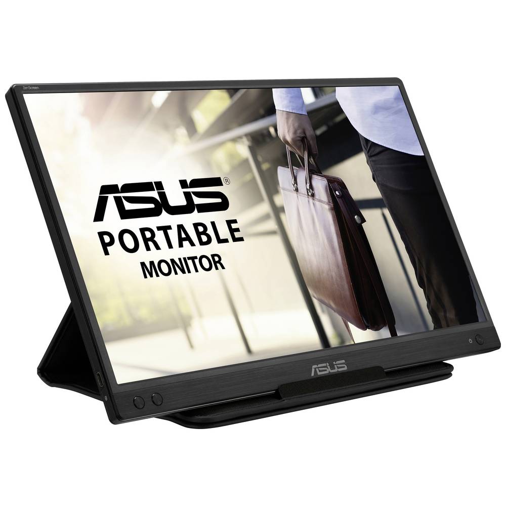 Asus MB166C LED-monitor Energielabel B (A – G) 39.6 cm (15.6 inch) 1920 x 1080 Pixel 16:9 5 ms USB-A 3.2 Gen 1, USB-C IPS LED