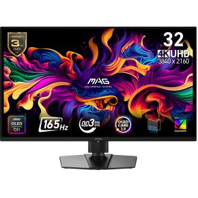 MSI MAG 322UP E16 32 4K UHD 165Hz QD-OLED Gaming Monitor