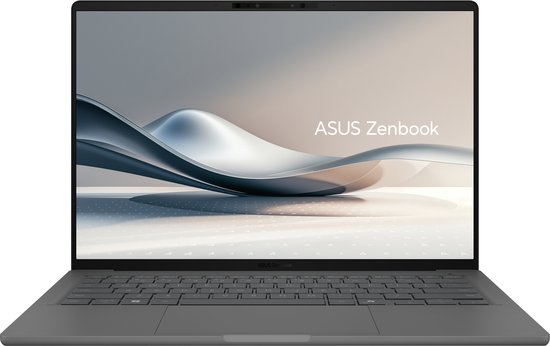 "ASUS Zenbook A14 UX3407QA-QD220W Copilot+ PC Qualcomm Snapdragon X1-26-100 Laptop 35,6 cm (14"") WUXGA 32 GB LPDDR5x-SDRAM 1 TB SSD Wi-Fi 6E (802.11ax) Windows 11 Home Belgisch Gr…