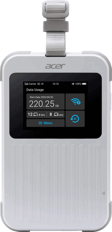 Acer Wi-Fi 5G Mobiele Hotspot | Acer Connect M6E