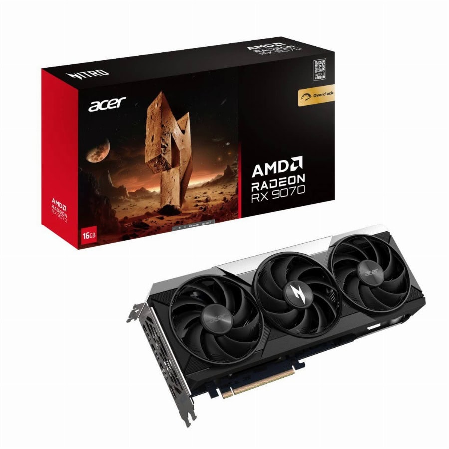 Acer Nitro Grafische Kaart Radeon™ RX 9070 OC 16GB