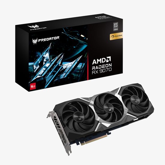 AMD Predator RX9070 16G OC grafische kaart