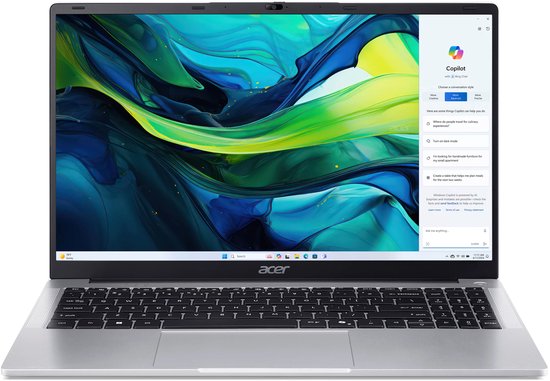 Acer Aspire AL15-32P-C9SJ - Laptop - 15.6 inch - Intel N4500 - 8GB - 128GB SSD - incl 1 jaar Microsoft Personal 365
