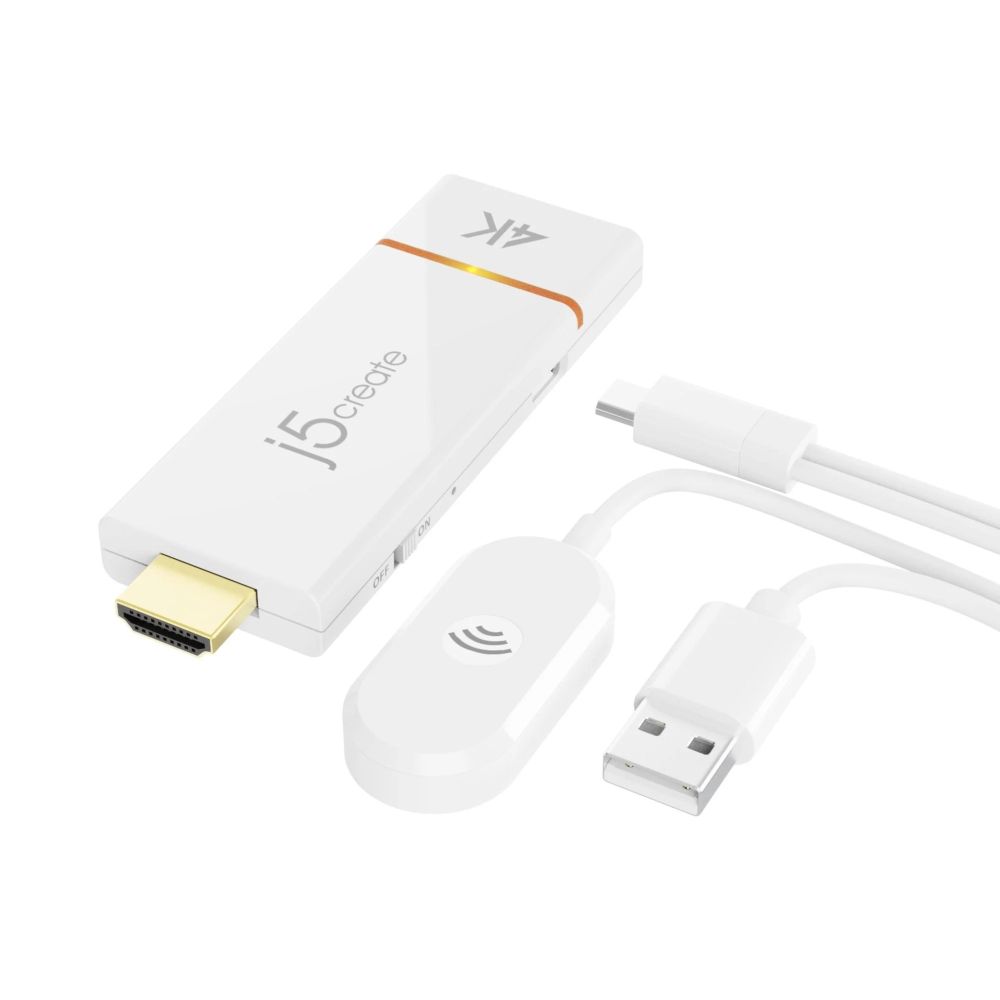 j5create JVAW76-N ScreenCast 4K HDMI Draadloze Display Adapter