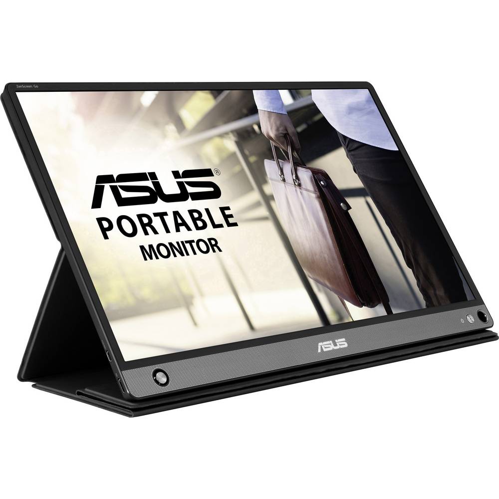 Asus MB16AHP LED-monitor Energielabel F (A – G) 39.6 cm (15.6 inch) 1920 x 1080 Pixel 16:9 5 ms USB-C, Micro-HDMI IPS LED