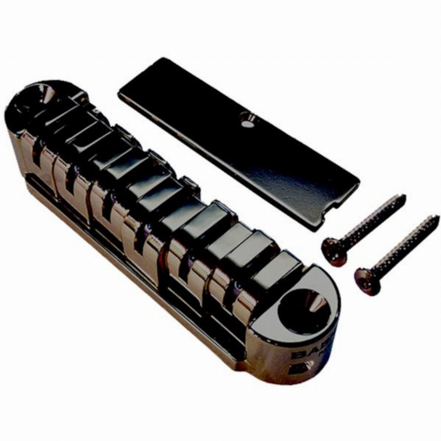 Babicz FCH OEM Tune-O-Matic Arched Plate (LP Style) - Black