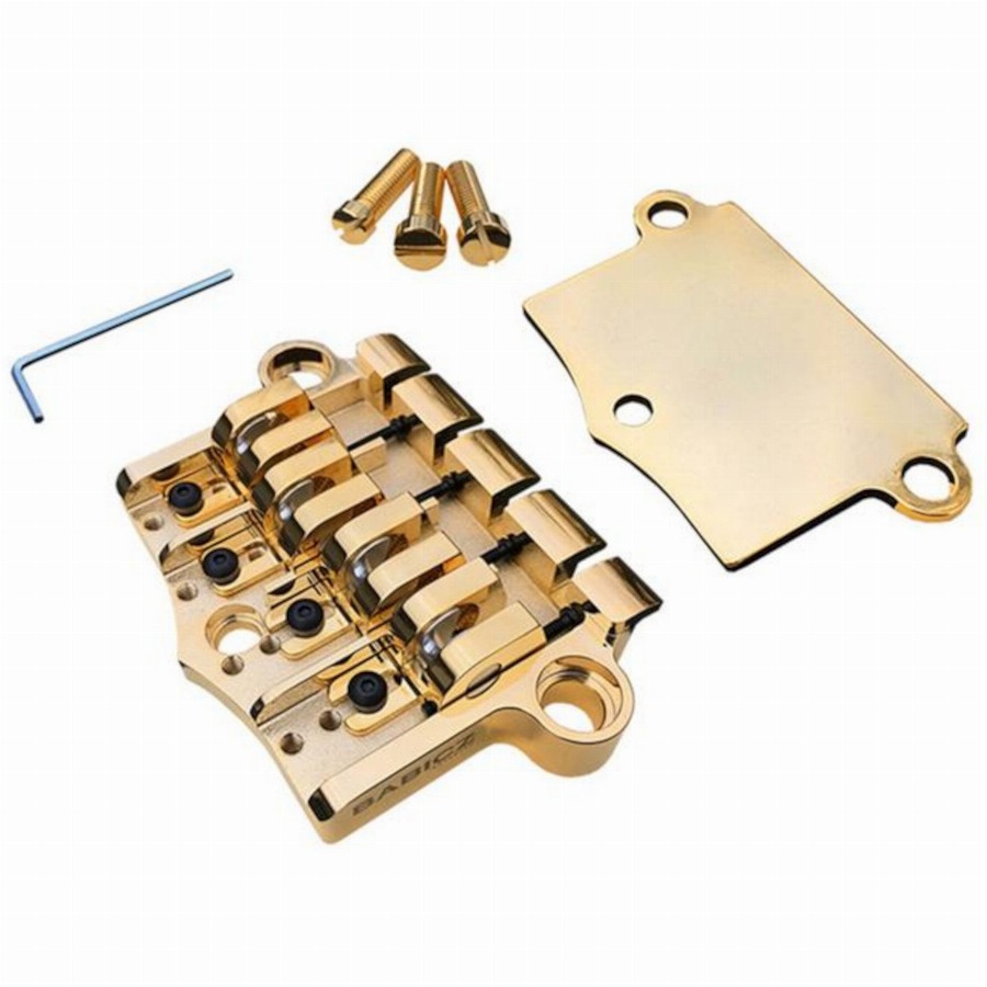 Babicz FCH 3-Point 4-String EP-Style Bass Bridge - Gold
