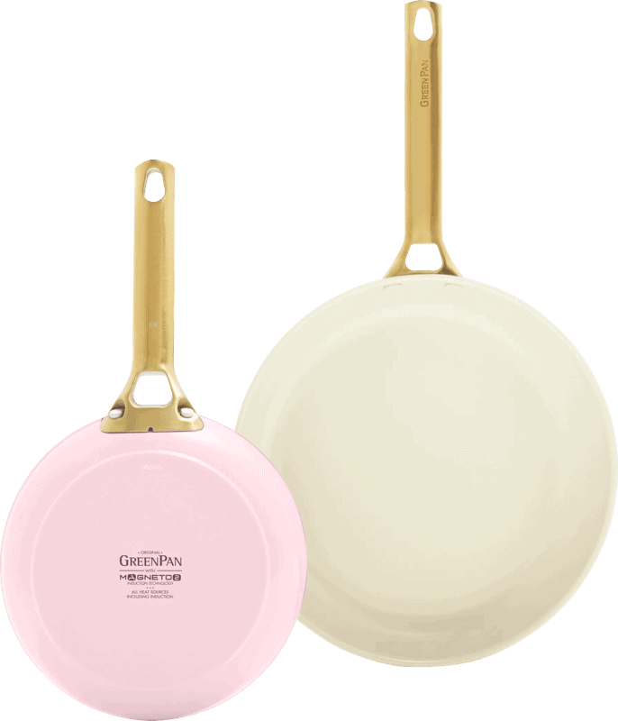GreenPan Padova Reserve 20 + 26 cm koekenpannenset Blush Pink