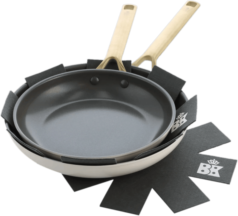 BK Sublime Koekenpannenset 24 + 28 cm cream