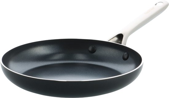 Kochstar Nacht Keramische Koekenpan - 30cm - PFAS-vrij - Inductie koekenpan - Inductie pan - Vaatwasserbestendig - Ovenbestendig tot 200° C - Keramische anti-aanbaklaag - RVS handg…