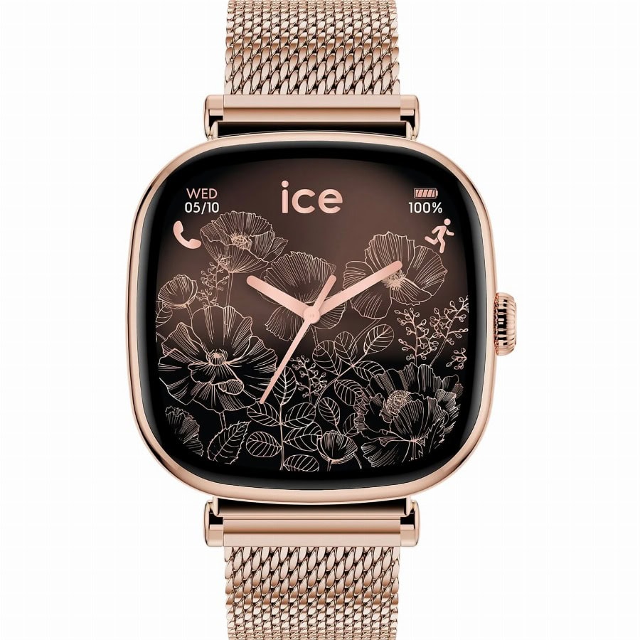 ICE WATCH SMART 2.0 SQR MIL PK/GLD