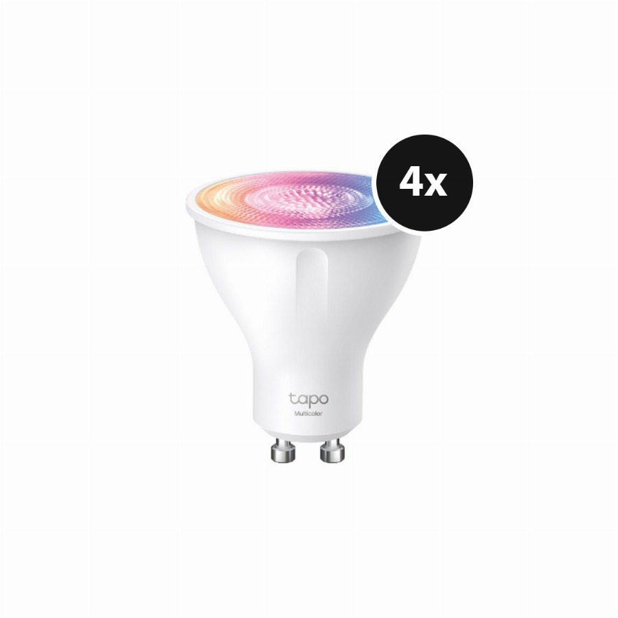 TP-Link Tapo L630 – Wit en Gekleurd Licht – GU10 – 4-pack