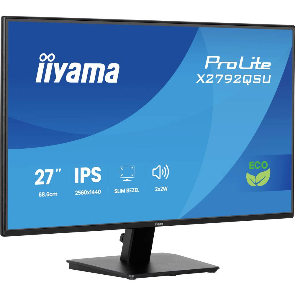 Iiyama ProLite LED-monitor Energielabel B (A – G) 68.6 cm (27 inch) 2560 x 1440 Pixel 16:9 3 ms HDMI IPS LED