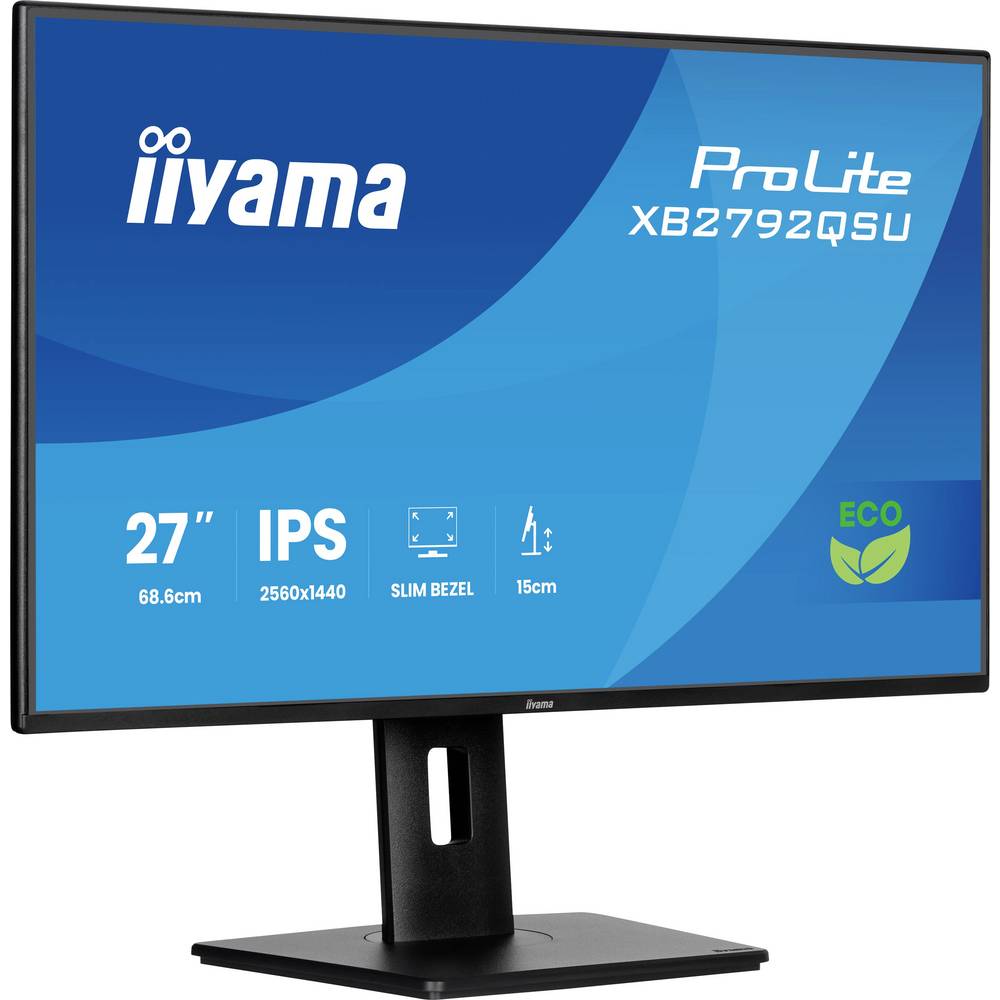 Iiyama ProLite LED-monitor Energielabel B (A – G) 68.6 cm (27 inch) 2560 x 1440 Pixel 16:9 3 ms IPS LED