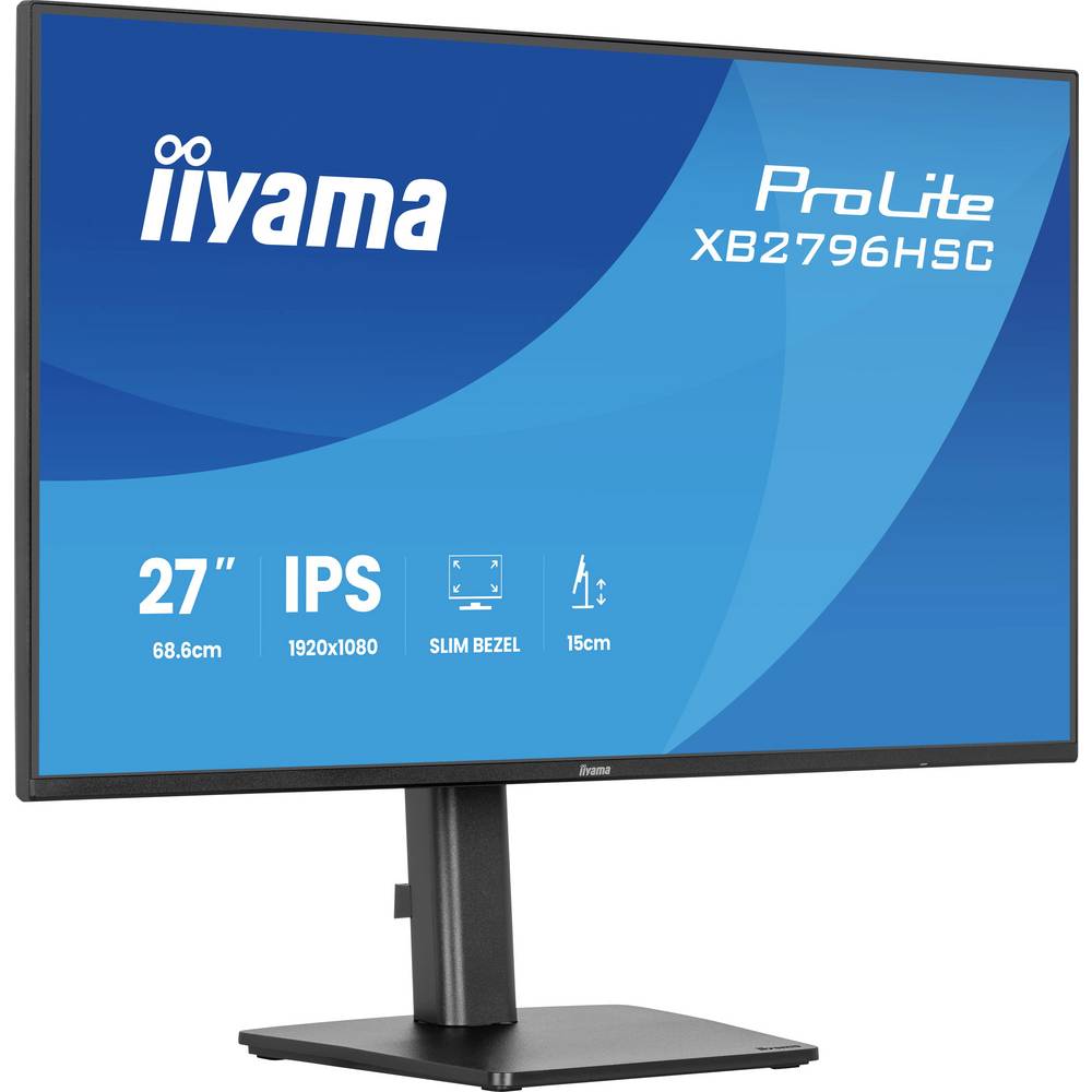 Iiyama ProLite LED-monitor Energielabel D (A - G) 68.6 cm (27 inch) 1920 x 1080 Pixel 16:9 3 ms USB-C IPS LED