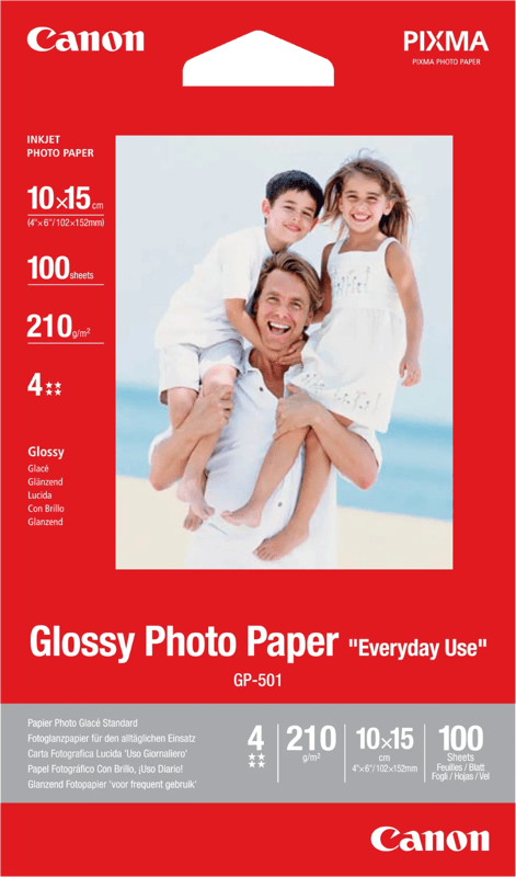Canon GP-501 Glossy Fotopapier 100 vel 10 x 15 cm