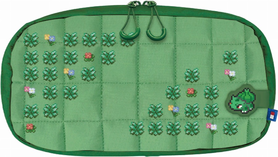 Hori Puff Pouch – Pokemon Pixel (Green)