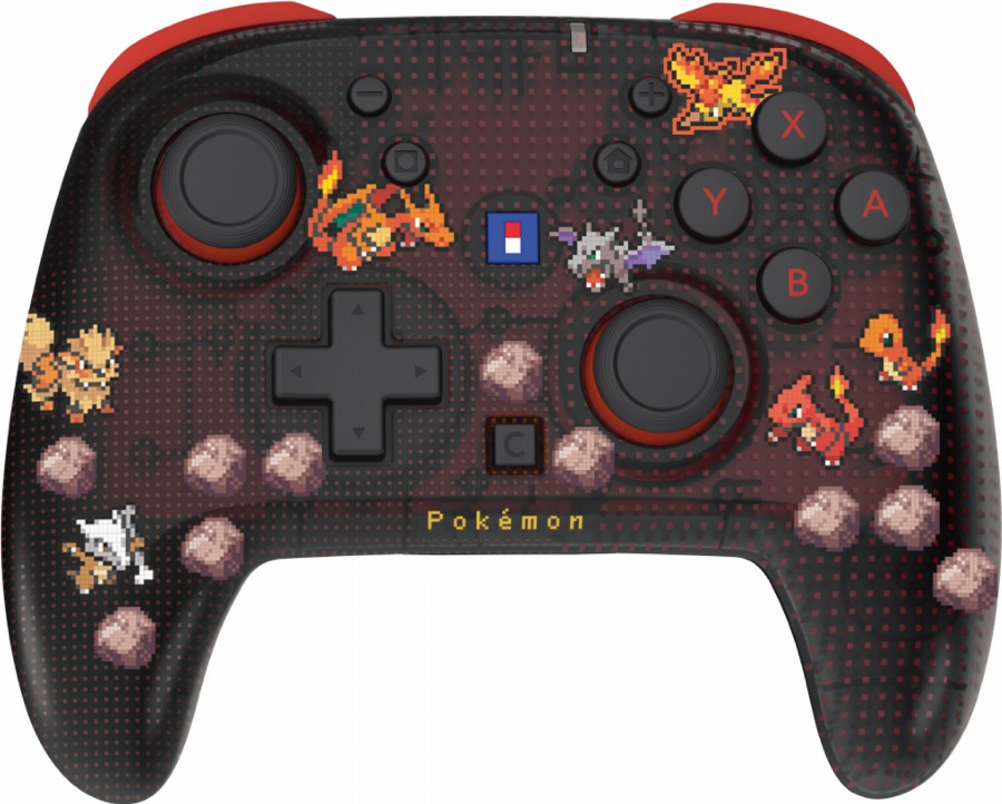 Hori Wireless Horipad Turbo – Pokemon Pixel (Red)