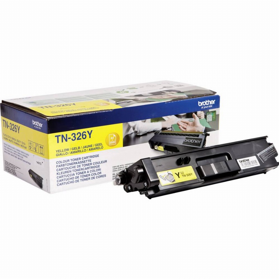 Brother Toner TN-326Y Origineel Geel 3500 bladzijden TN326Y