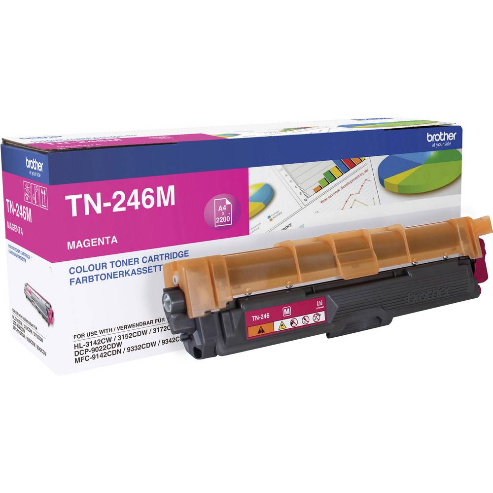 Brother Toner TN-246M Origineel Magenta 2200 bladzijden TN-246 M
