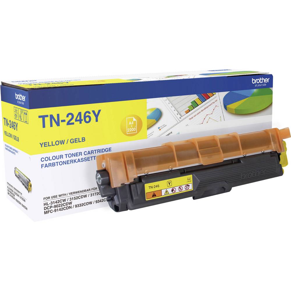 Brother Toner TN-246Y Origineel Geel 2200 bladzijden TN-246 Y
