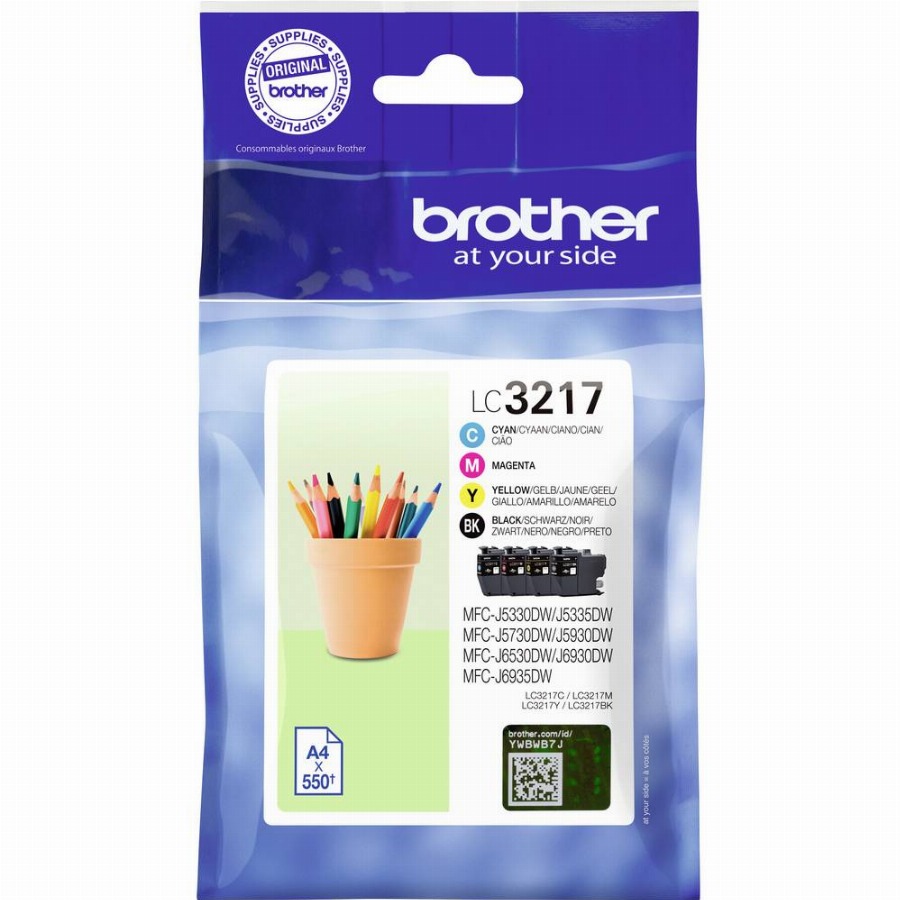 Brother LC3217 Cartridge 4-Pack