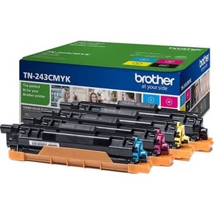 Brother Tn-243cmyb Pack Zwart / Cyaan Magenta Geel