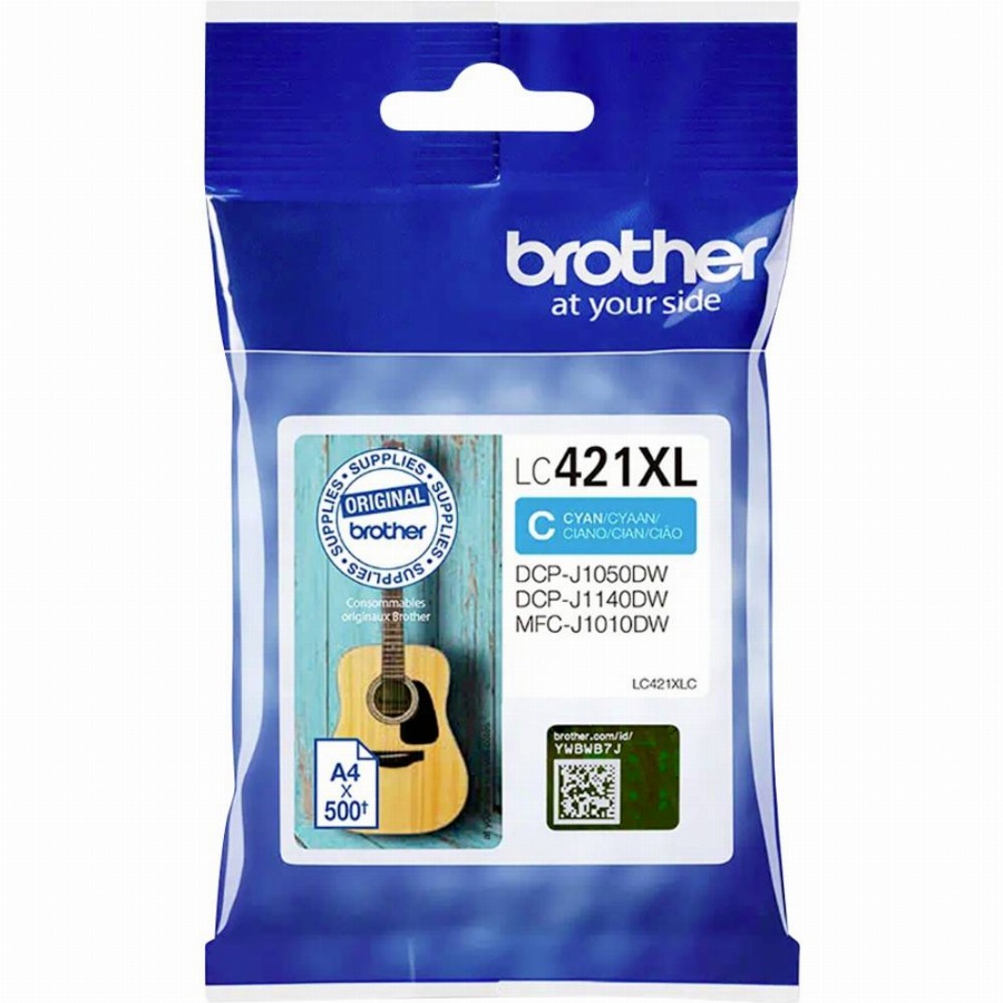 Brother Inktcartridge LC-421XLC Origineel Cyaan LC421XLC