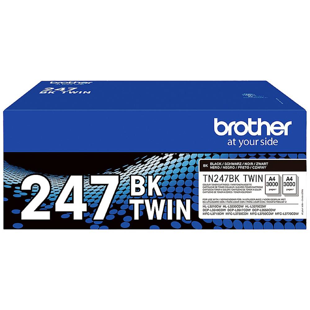 Brother TN-247BKTWIN tonercartridge 2 stuk(s) Origineel Zwart