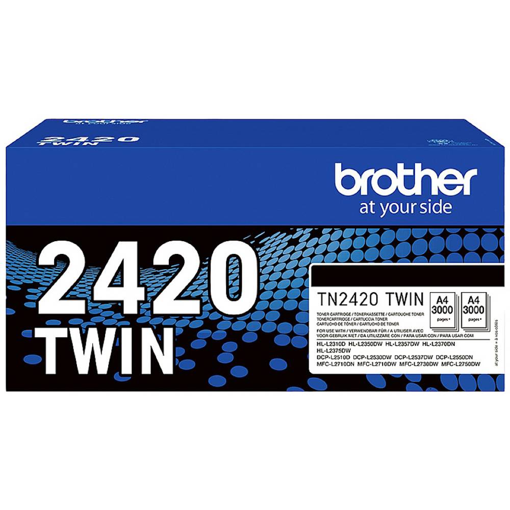 Brother TONER N 3K PK2 tonercartridge 2 stuk(s) Origineel